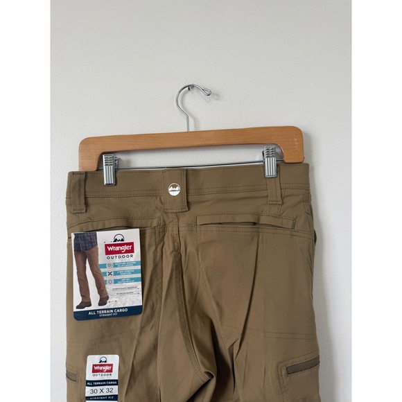 Wrangler All Terrain Men's Cargo Pants – UPF 50 – Kangaroo – Size 30x32 – NWT - Picture 6 of 6